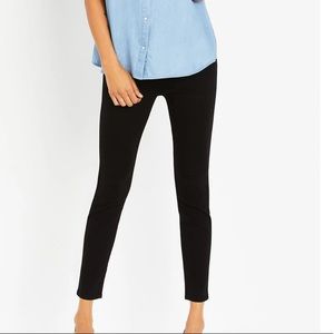Black MATERNITY ankle skinny by 7 For All Mankind